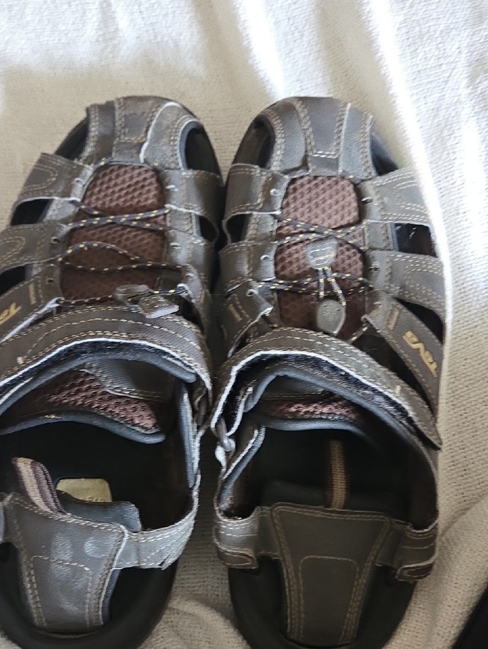 Teva Men's Brown Gray Outdoor Sport Sandals
